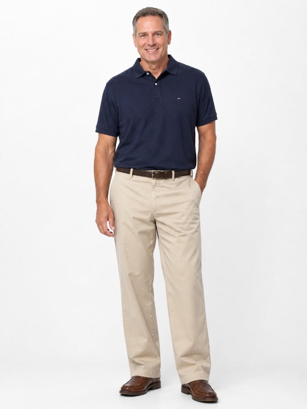 Mens Tommy Hilfiger Tan Dress Trousers NWT Classic Fit 40x30